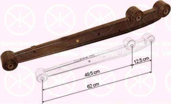 Klokkerholm 6830821 - Bras de liaison, suspension de roue droxauto.com