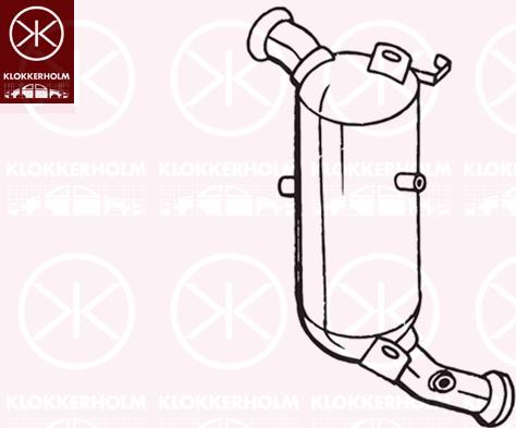 Klokkerholm 097-132 - Filtre à particules / à suie, échappement droxauto.com