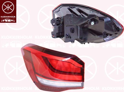 Klokkerholm 00980702A1 - Feu arrière droxauto.com