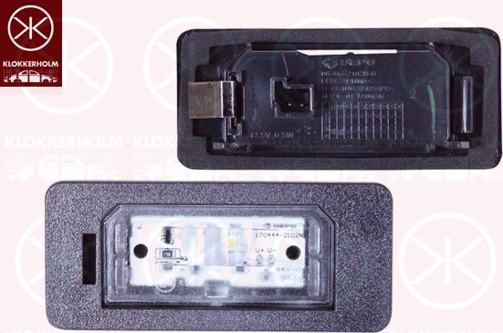 Klokkerholm 00630850 - Feu éclaireur de plaque droxauto.com