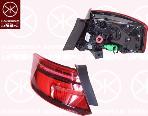 Klokkerholm 00270725A1 - Feu arrière droxauto.com