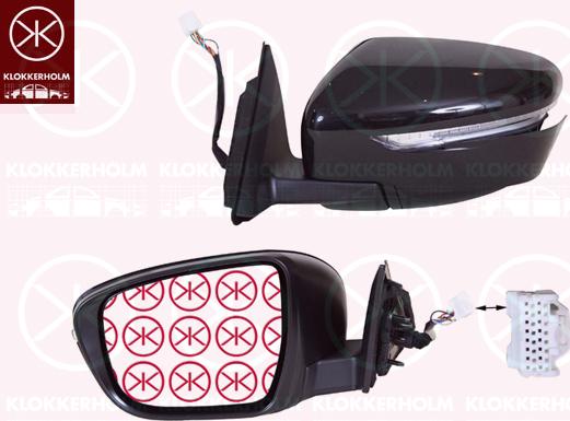 Klokkerholm 16811043 - Rétroviseur extérieur droxauto.com