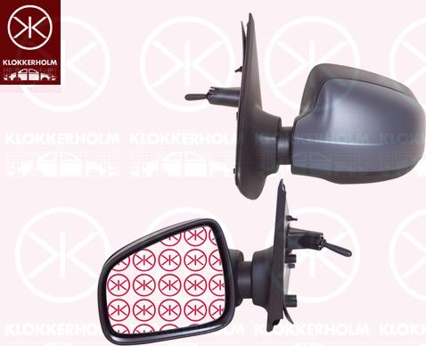 Klokkerholm 13021024 - Rétroviseur extérieur droxauto.com