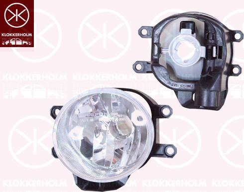 Klokkerholm 81770282 - Projecteur antibrouillard droxauto.com