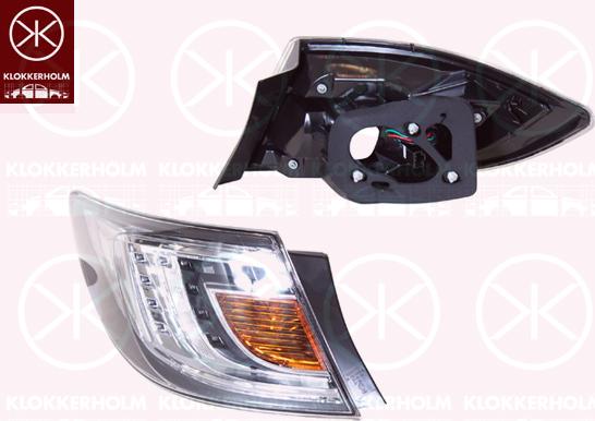 Klokkerholm 34520713 - Feu arrière droxauto.com