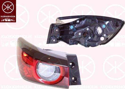 Klokkerholm 34830715 - Feu arrière droxauto.com