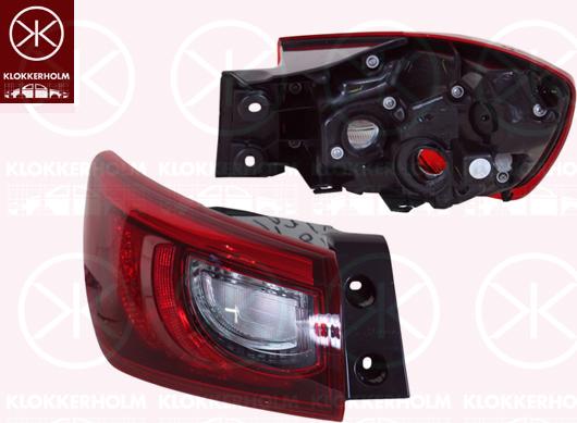 Klokkerholm 34830711 - Feu arrière droxauto.com
