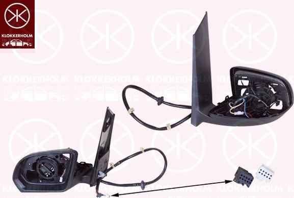 Klokkerholm 35431044 - Rétroviseur extérieur droxauto.com