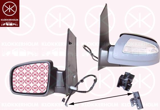 Klokkerholm 35421035 - Rétroviseur extérieur droxauto.com
