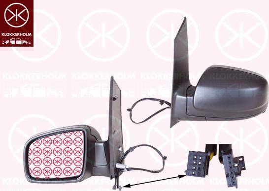 Klokkerholm 35421034 - Rétroviseur extérieur droxauto.com
