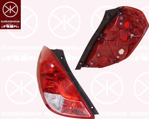 Klokkerholm 31280713 - Feu arrière droxauto.com