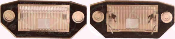 Klokkerholm 25550850 - Feu éclaireur de plaque droxauto.com