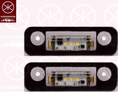 Klokkerholm 25640855 - Feu éclaireur de plaque droxauto.com