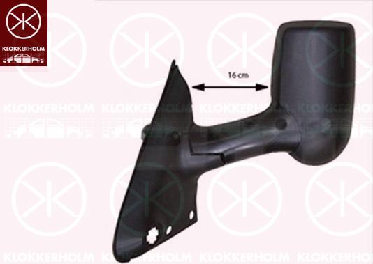 Klokkerholm 25101043 - Rétroviseur extérieur droxauto.com