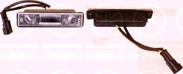 Klokkerholm 20920850 - Feu éclaireur de plaque droxauto.com