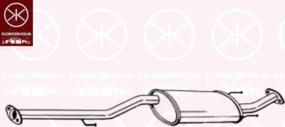 Klokkerholm 284-769 - Silencieux arrière droxauto.com