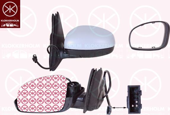 Klokkerholm 75301041 - Rétroviseur extérieur droxauto.com