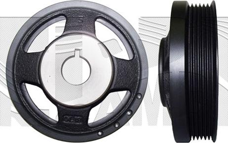 KM International FI23410 - Poulie, vilebrequin droxauto.com