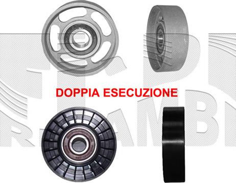 KM International FI7430 - Poulie renvoi / transmission, courroie trapézoïdale à nervures droxauto.com