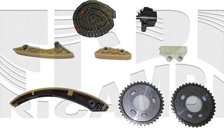 KM International KCD106 - Kit de distribution par chaîne droxauto.com