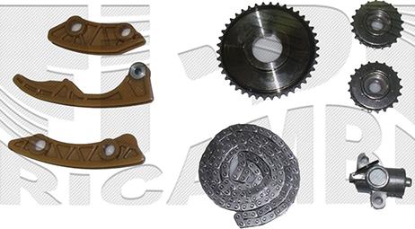 KM International KCD184 - Kit de distribution par chaîne droxauto.com