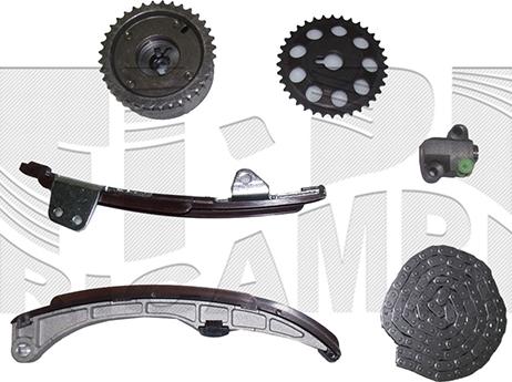 KM International KCD127 - Kit de distribution par chaîne droxauto.com