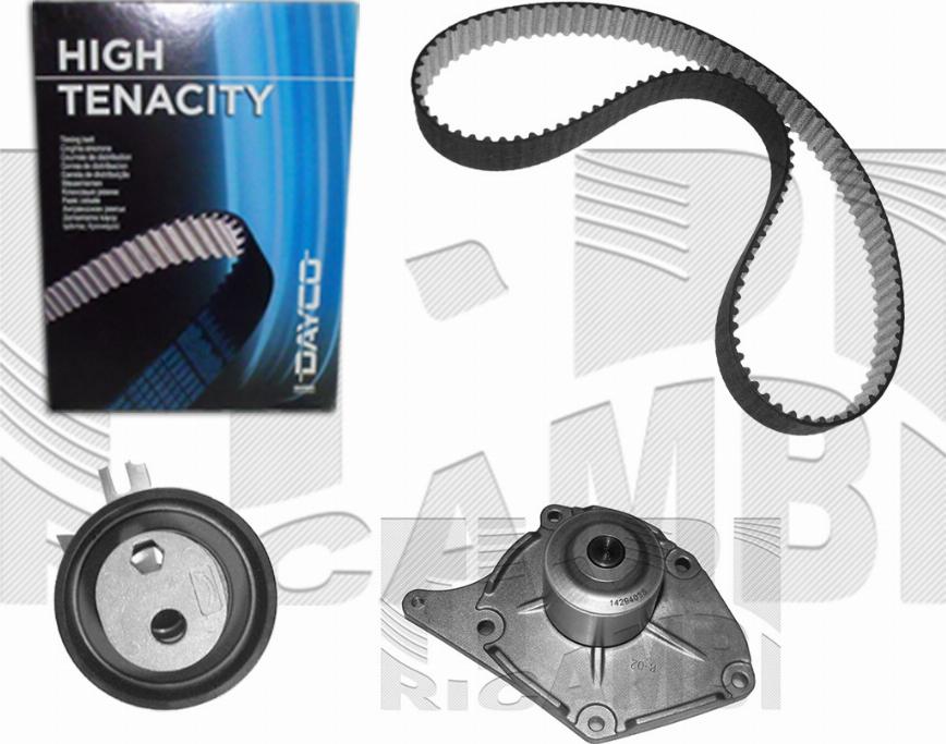 KM International WKFI373C - Pompe à eau + kit de courroie de distribution droxauto.com