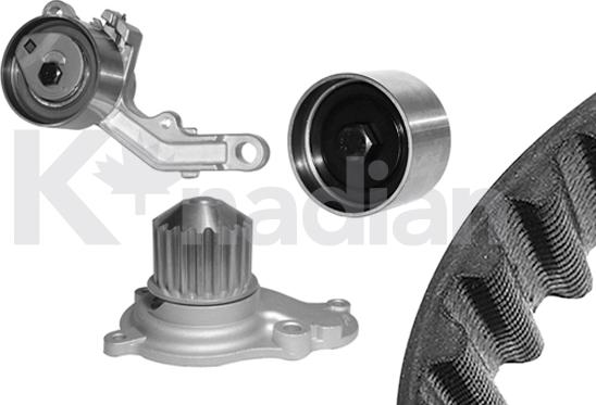 K'nadian KWP265A - Pompe à eau + kit de courroie de distribution droxauto.com