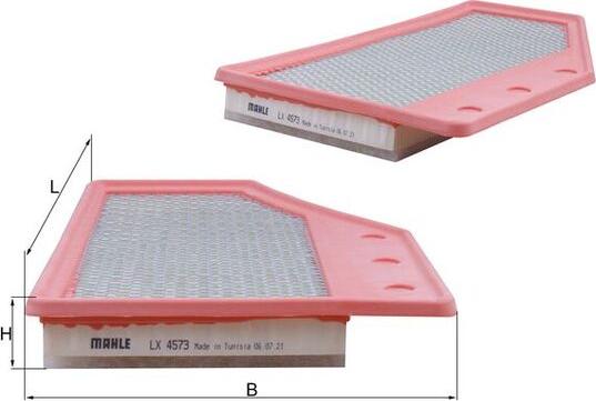 KNECHT LX 4573 - Filtre à air droxauto.com