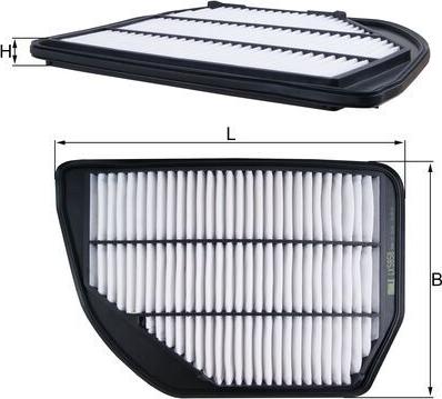 KNECHT LX 5858 - Filtre à air droxauto.com