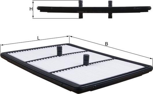 KNECHT LX 5824 - Filtre à air droxauto.com