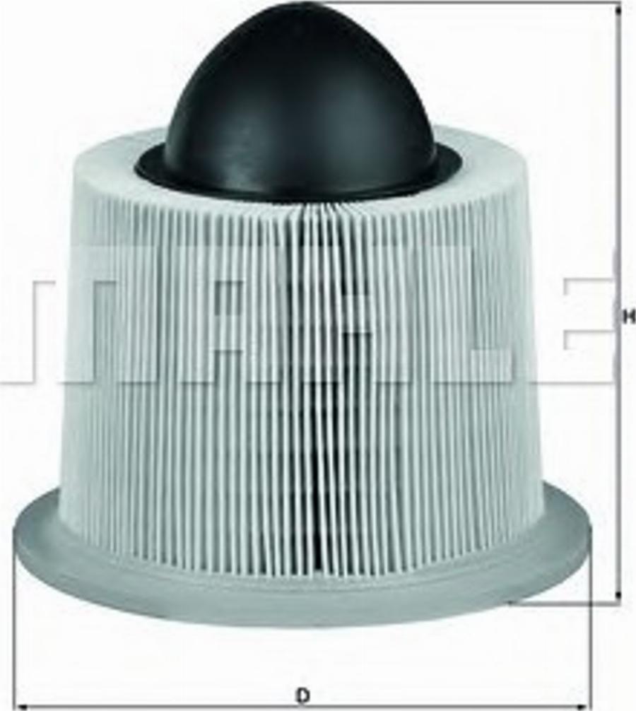 KNECHT LX 1933 - Filtre à air droxauto.com