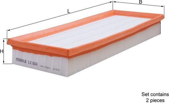 KNECHT LX 804/S - Filtre à air droxauto.com