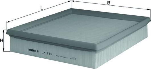 KNECHT LX 889 - Filtre à air droxauto.com