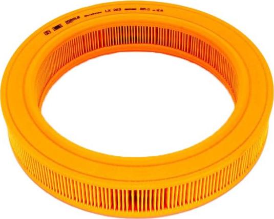 KNECHT LX 203 - Filtre à air droxauto.com