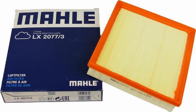 KNECHT LX 2077/3 - Filtre à air droxauto.com