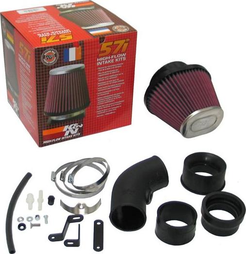 K&N Filters 57-0618-1 - Système de filtres à air sport droxauto.com