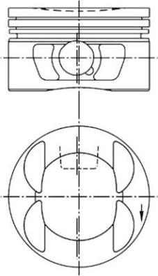 Kolbenschmidt 99695610 - Piston droxauto.com