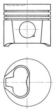Kolbenschmidt 94643610 - Piston droxauto.com