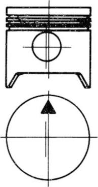 Kolbenschmidt 90451700 - Piston droxauto.com