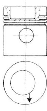 Kolbenschmidt 90533960 - Kit de réparation, Piston / Chemise de cylindre droxauto.com