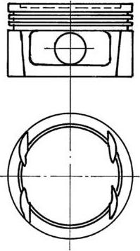 Kolbenschmidt 91023700 - Piston droxauto.com