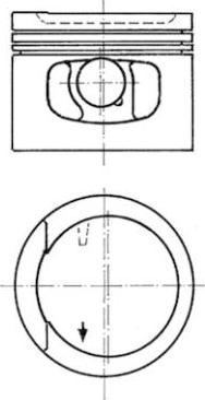 Kolbenschmidt 91128620 - Piston droxauto.com