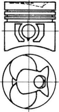 Kolbenschmidt 93444600 - Piston droxauto.com