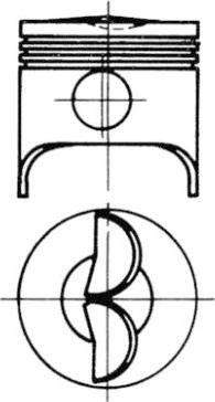 Kolbenschmidt 93145600 - Piston droxauto.com