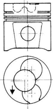 King 2592 - Piston droxauto.com