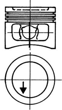 Kolbenschmidt 97199600 - Piston droxauto.com