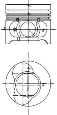 Kolbenschmidt 40190600 - Piston droxauto.com