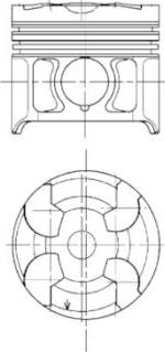 Kolbenschmidt 94820700 - Piston droxauto.com