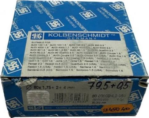 Kolbenschmidt 800000943050 - Jeu de segments de pistons droxauto.com